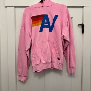Pink AV Graphic Hoodie